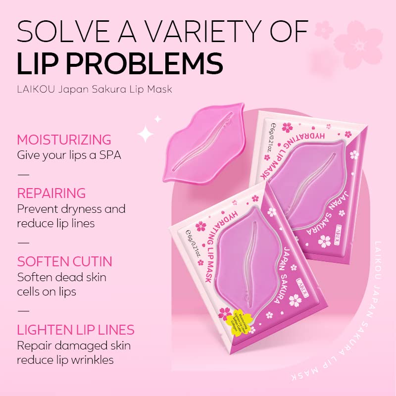 Laikou Japan Sakura Hydrating Lip Mask - 6 gm