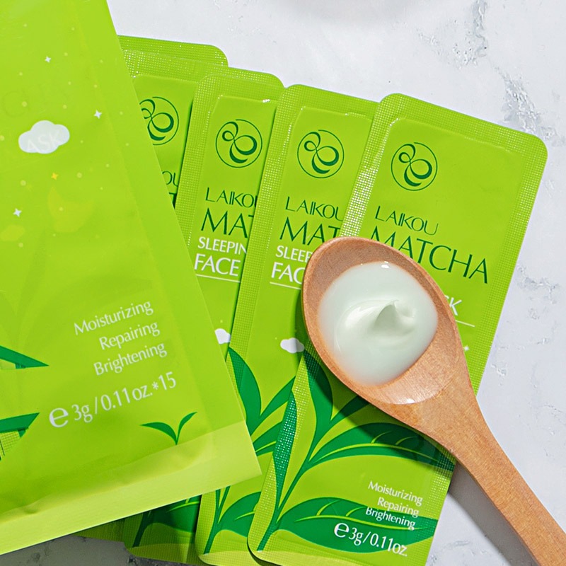 Laikou Matcha Sleeping Face Mask - 3G