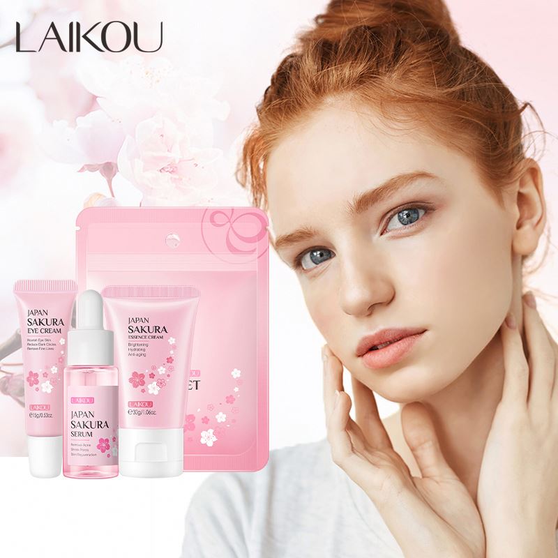 Laikou Sakura Skin & Eye Care 3 Pcs Set