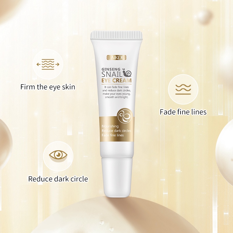 Laikou Snail Ginseng Eye Cream - 15g