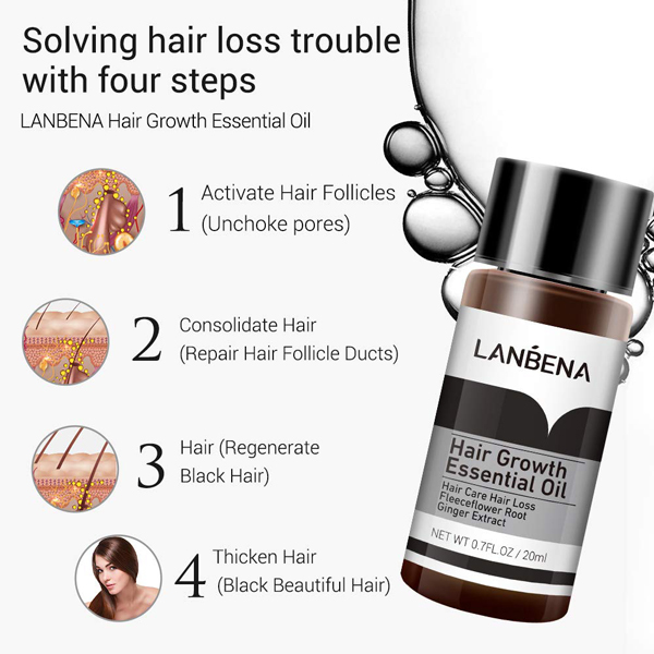 Lanbena Hair Growth Essential Oil - 20ml