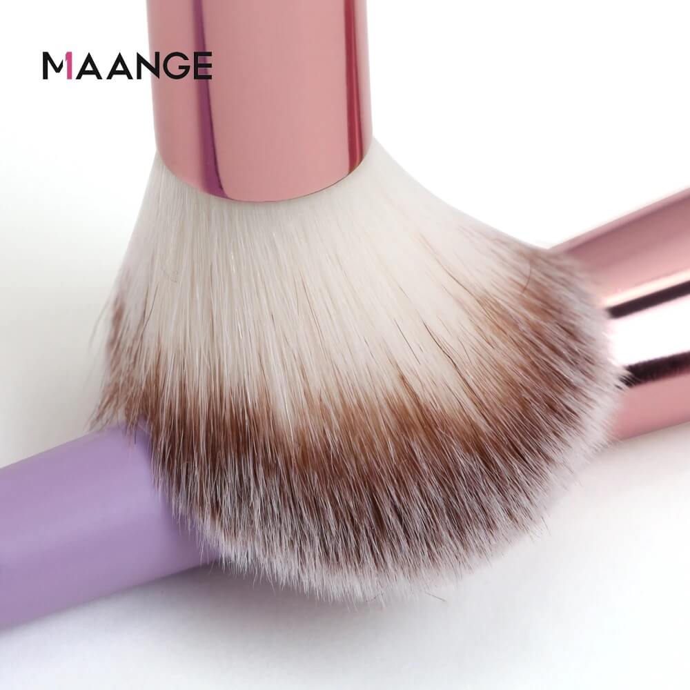 Maange 14 pcs Makeup Brush Set (Violet)