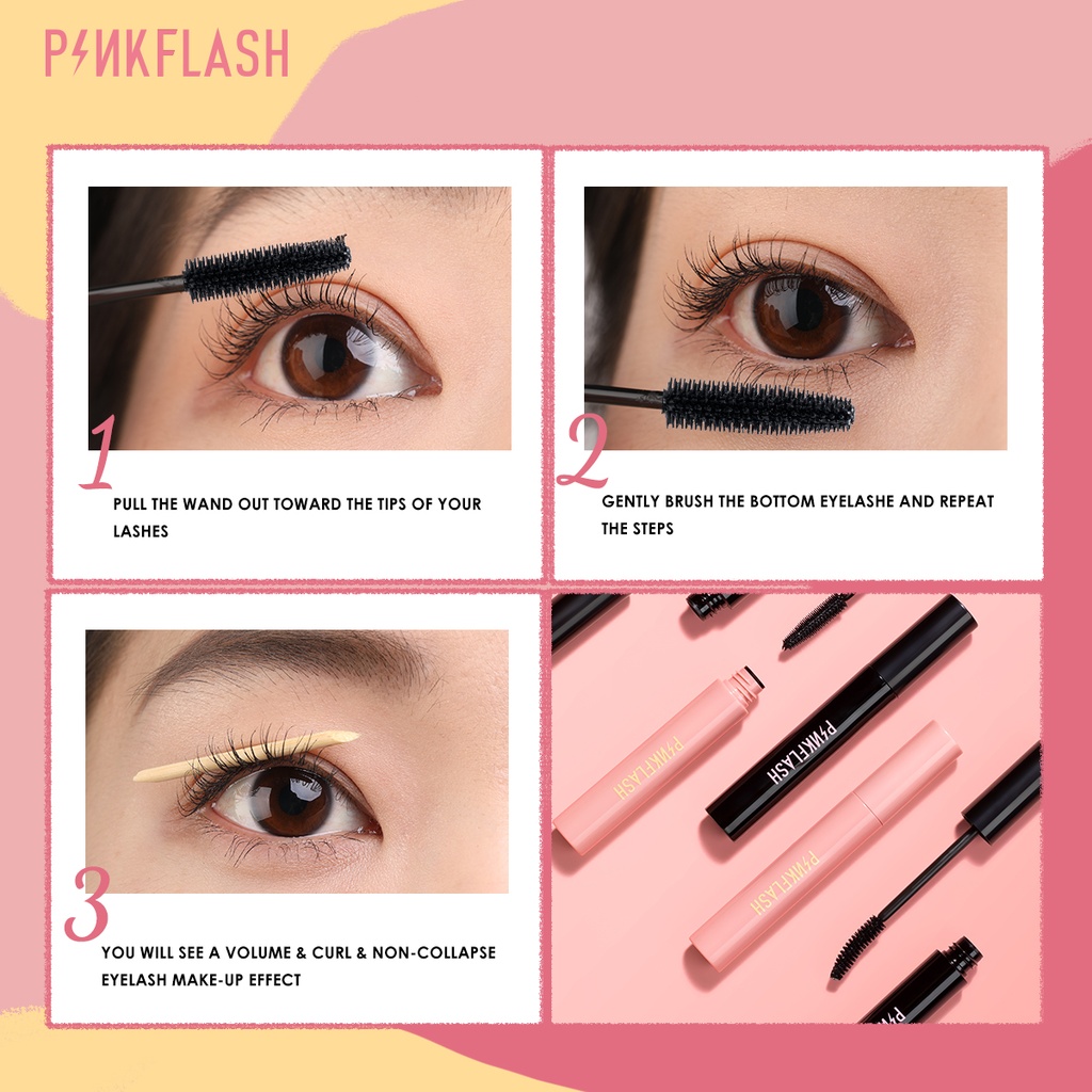 PFE08 - PINKFLASH Waterproof Night Mascara (7ml)