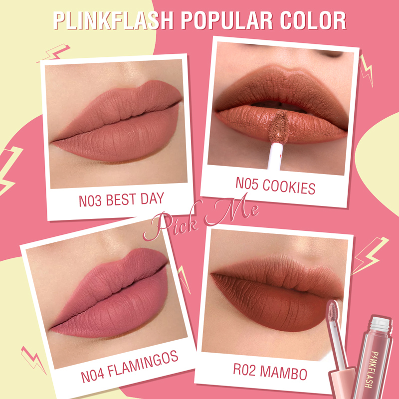 PFL01 - PINKFLASH Melting Matte Waterproof Lipstick  