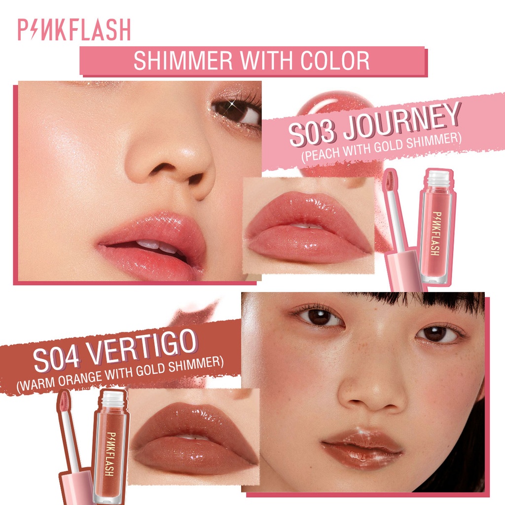 PFL02 - PINKFLASH Ever Glossy Moist Lip Gloss