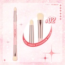 PFT04 - PINKFLASH Dual-Ended Eyeshadow Brush