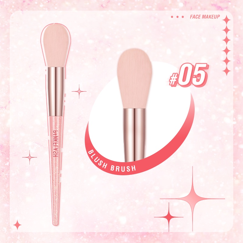 PFT04 - PINKFLASH Flame Shape Blush Brush