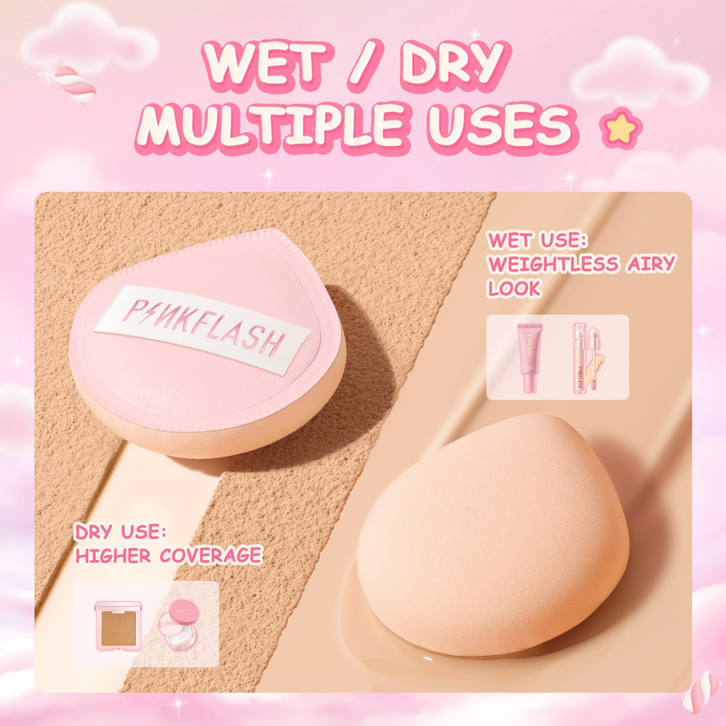 PFT11 - PINKFLASH Tear-Drop Makeup Puff