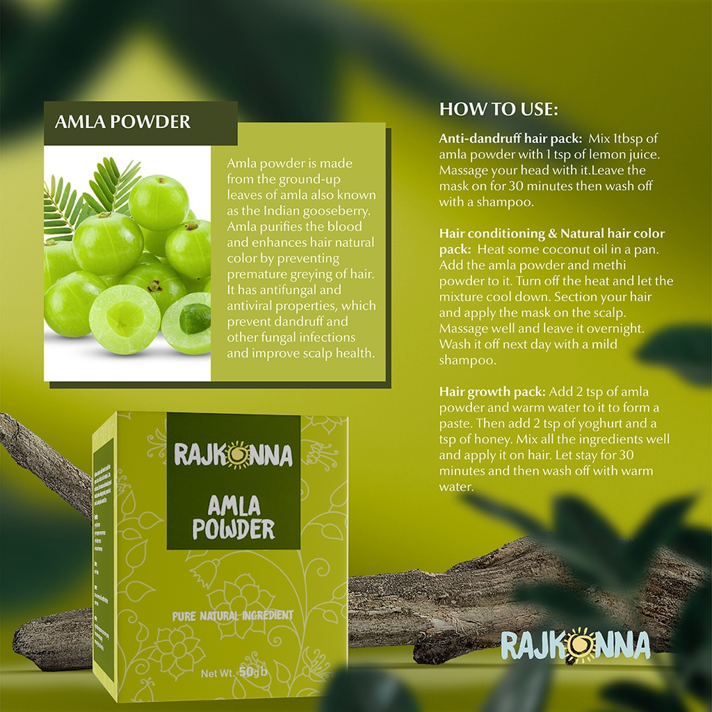 Rajkonna Amla Powder