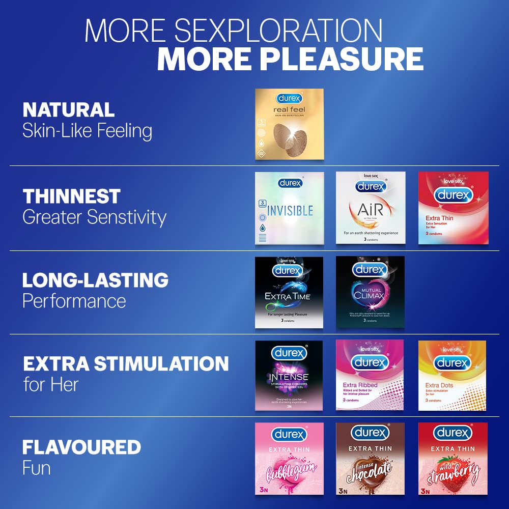 Durex Extra Thin Condom (03 Pcs Pack)