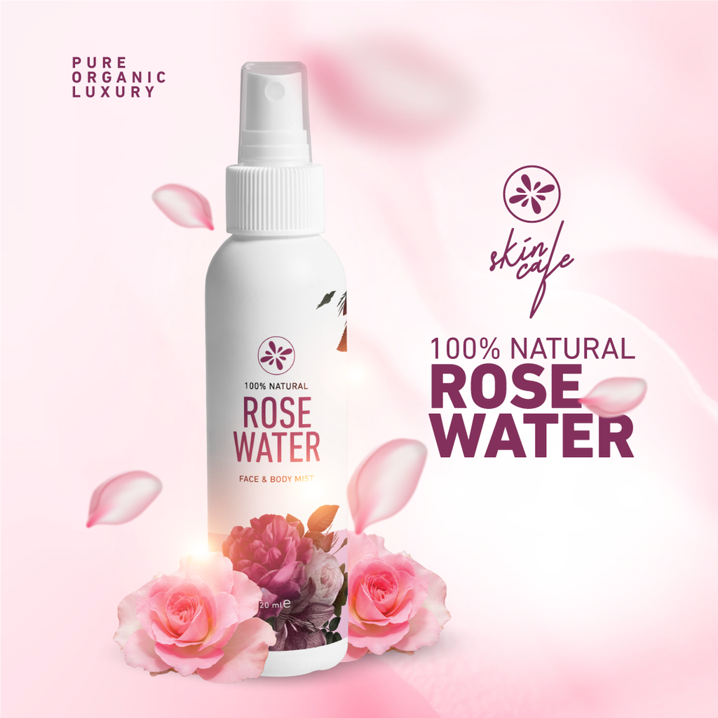 Skin Cafe 100% Natural Rose Water Face And Body Mist(120ml)