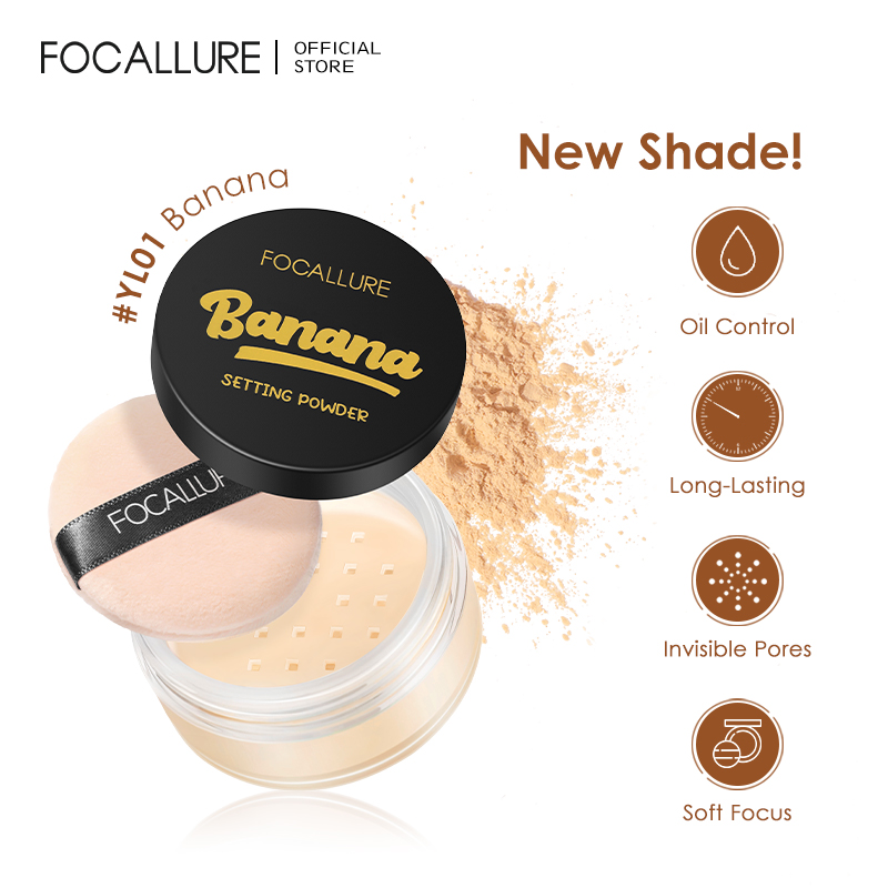 FA15 – FOCALLURE BANANA SETTING LOOSE POWDER – 7G