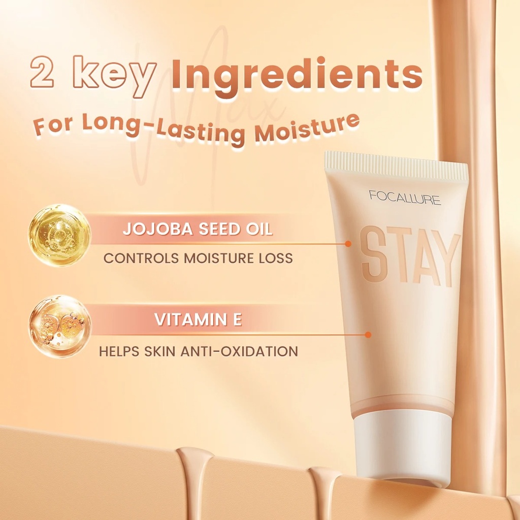 FA150 - Focallure STAY Pore Blurring Matte Flowless Foundation (20g)