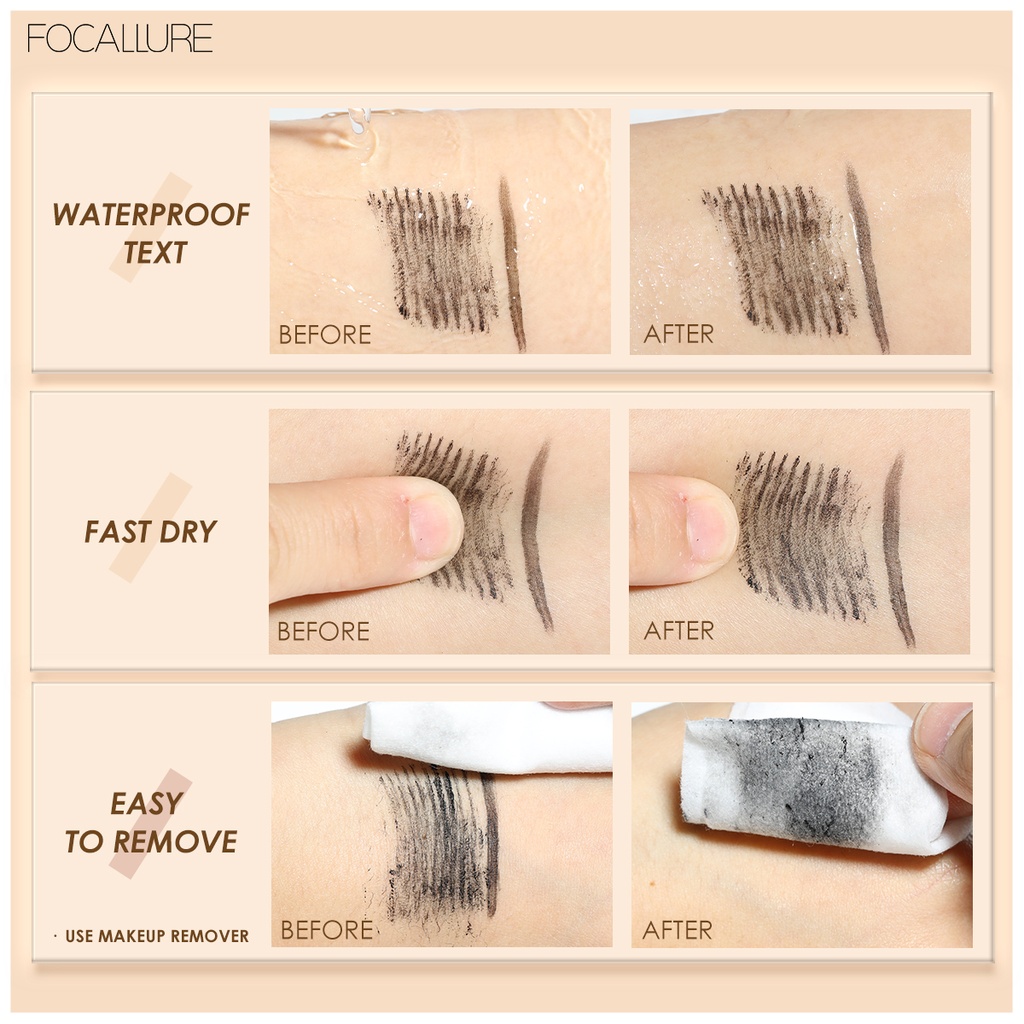 FA160 - Focallure STAYMAX Waterproof Mascara & Eyeliner 2 in 1