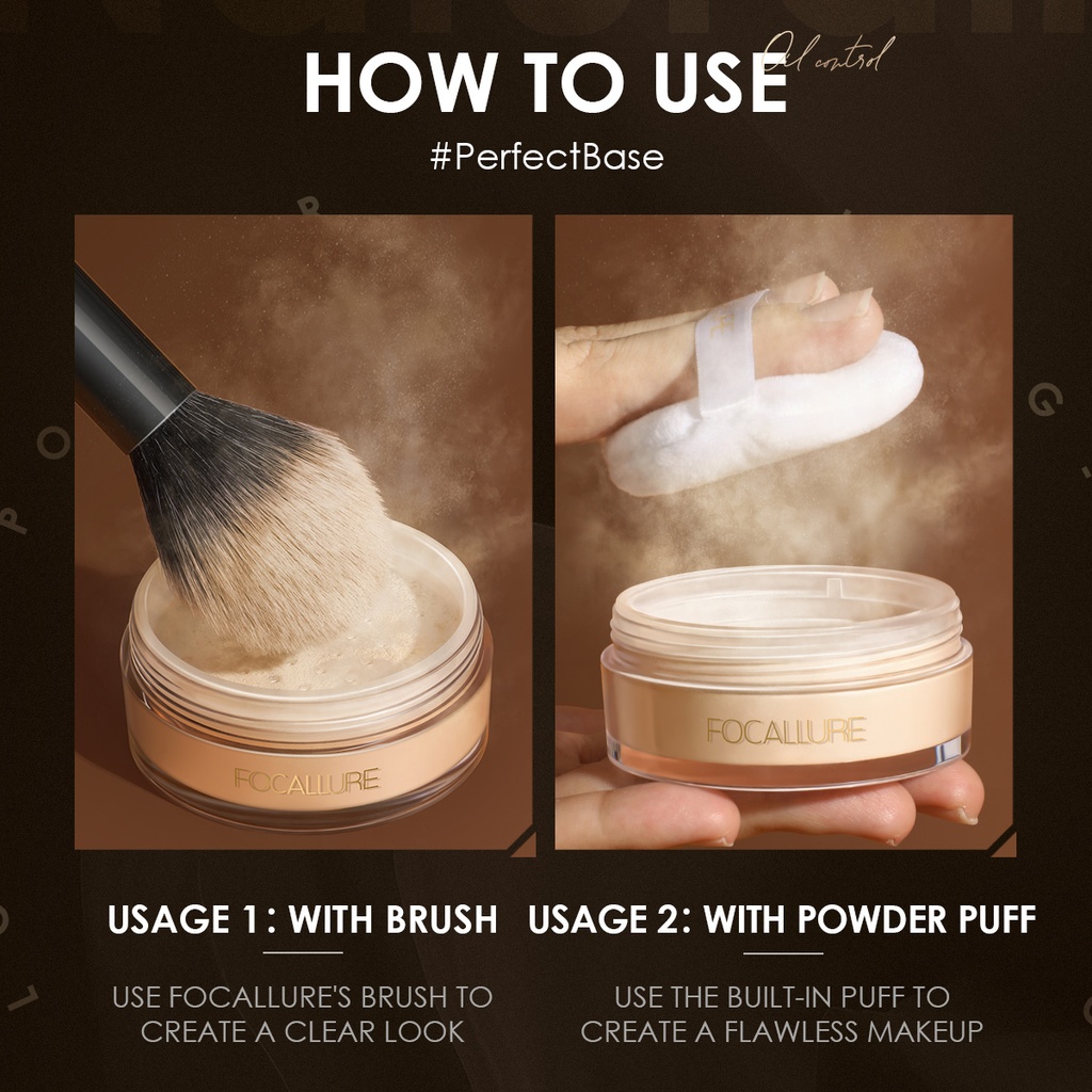 FA201 - Focallure Oil-Control Loose Powder - 12g