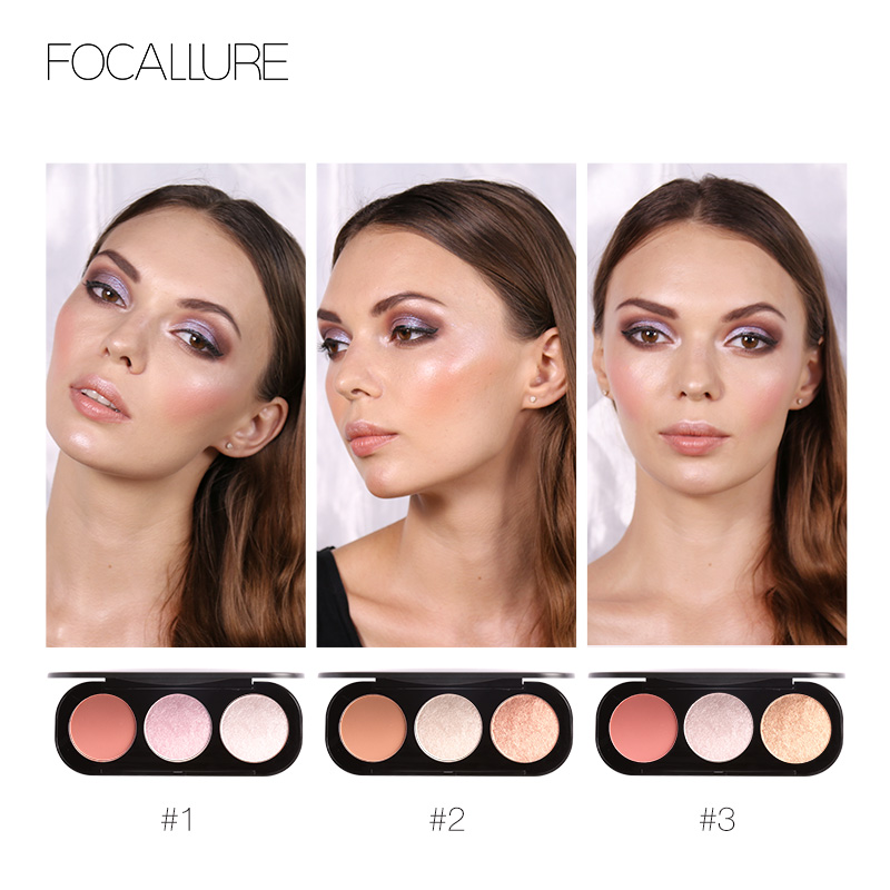 FA26 - Focallure Blush & Highlighter Palette - 10.5g