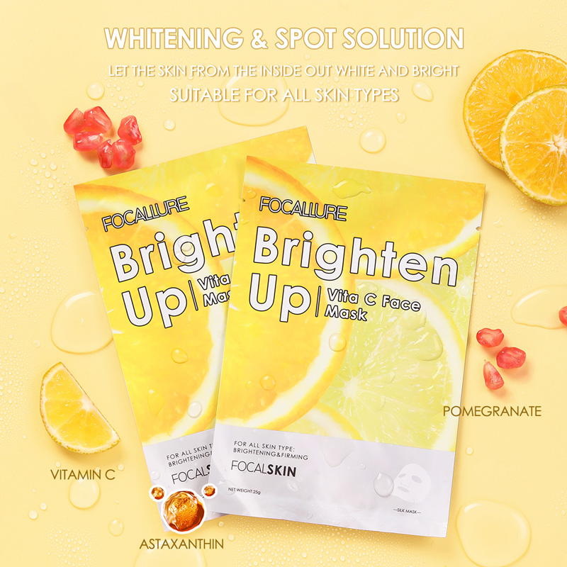 FASC03 - Focallure BRIGHTEN UP Vitamin-C Face Mask (25g)