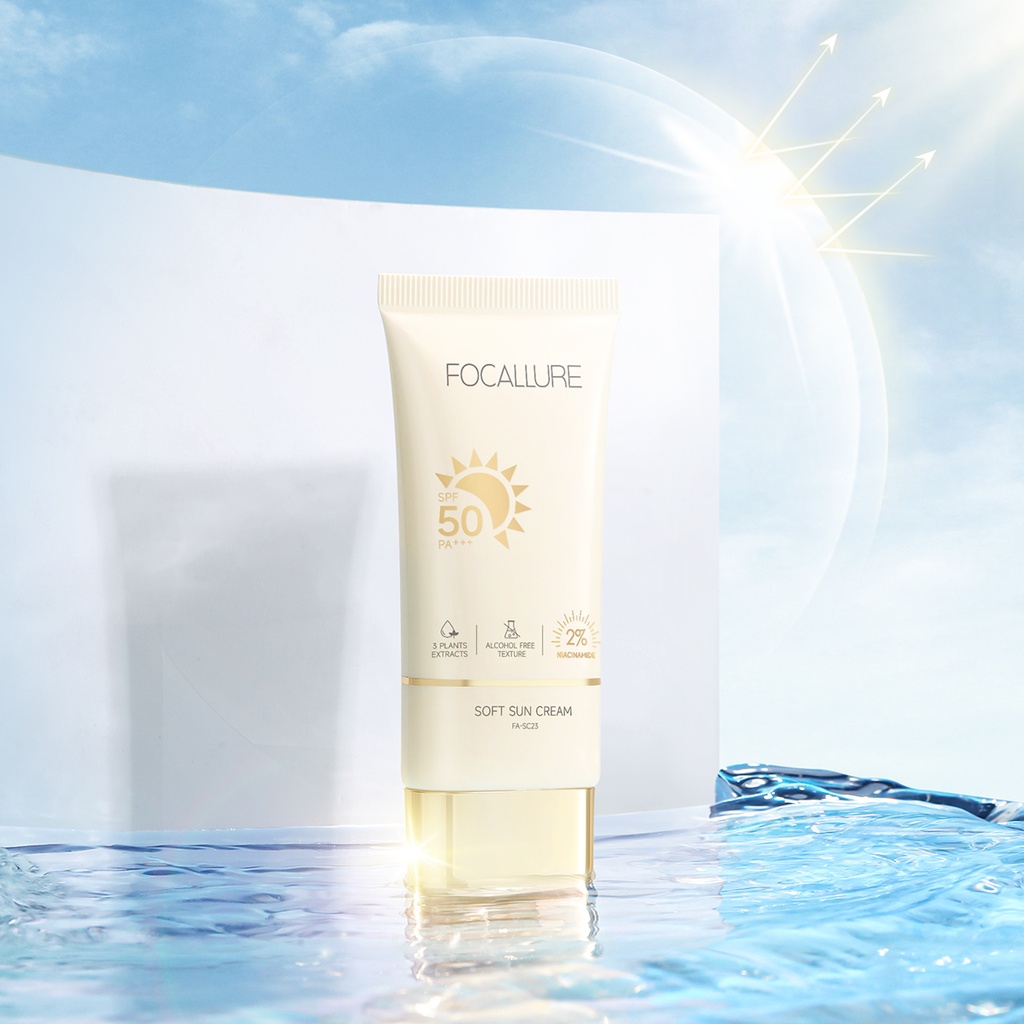 FASC23 - Focallure Soft Sun Cream SPF50 PA+++ 30g