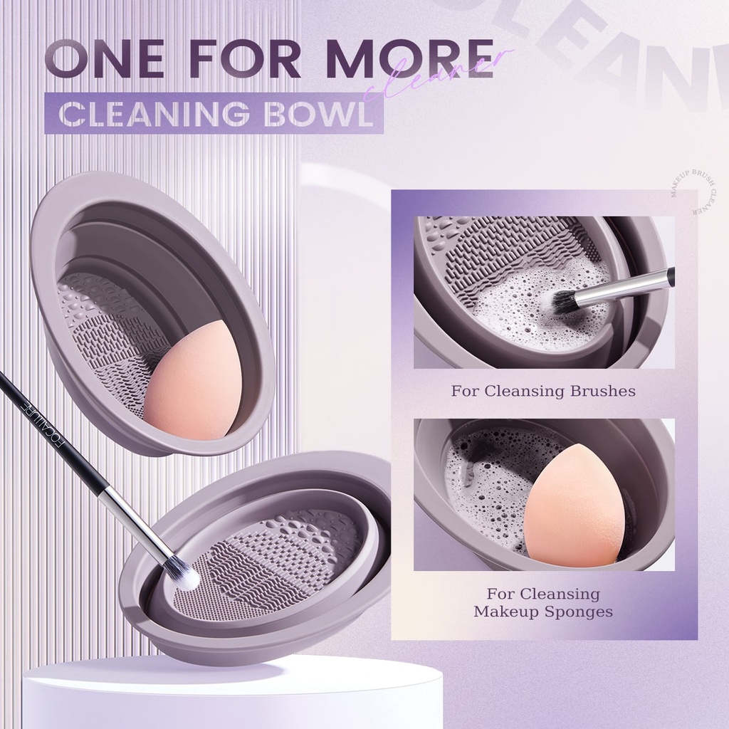 FAT16 - Focallure Foldable Bowl Makeup Brush Cleaner (PP01)