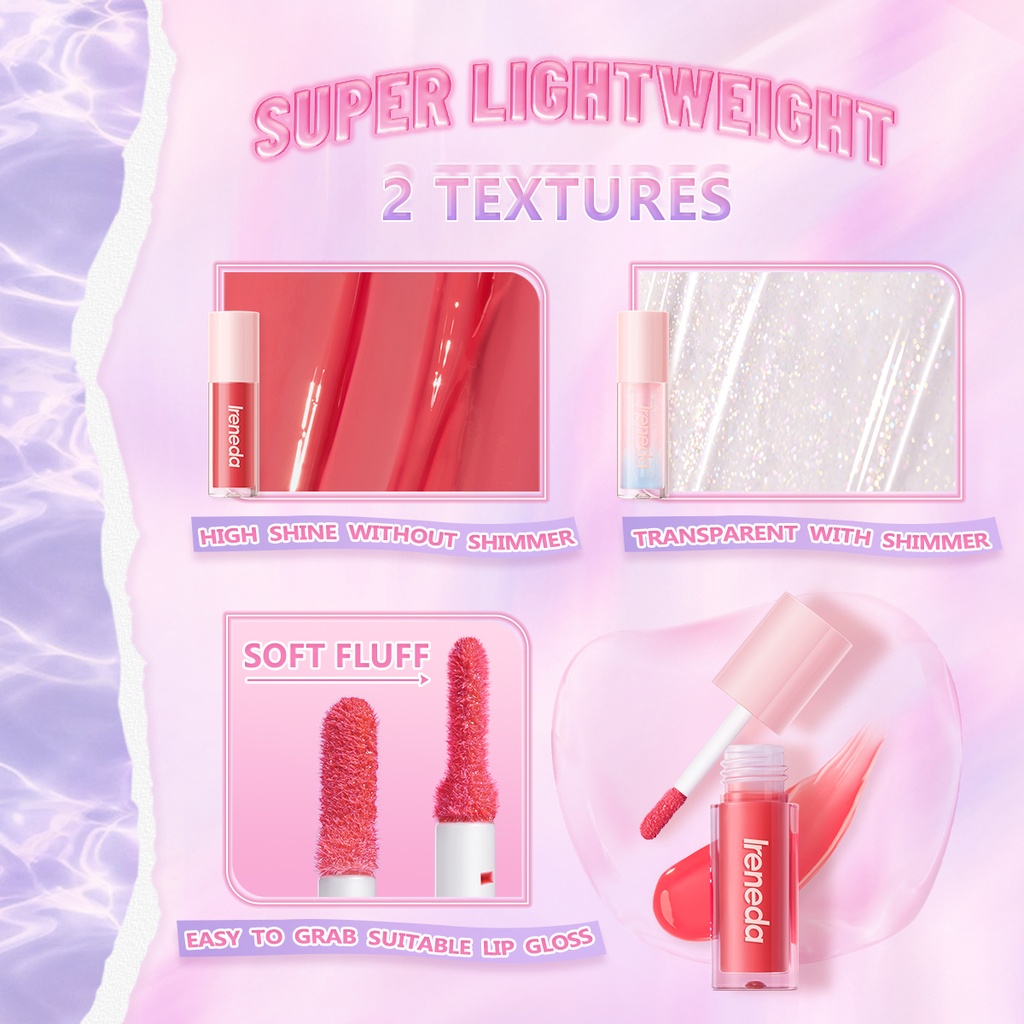 IR06 - Ireneda Super Plump Hi-Shine Lip Gloss