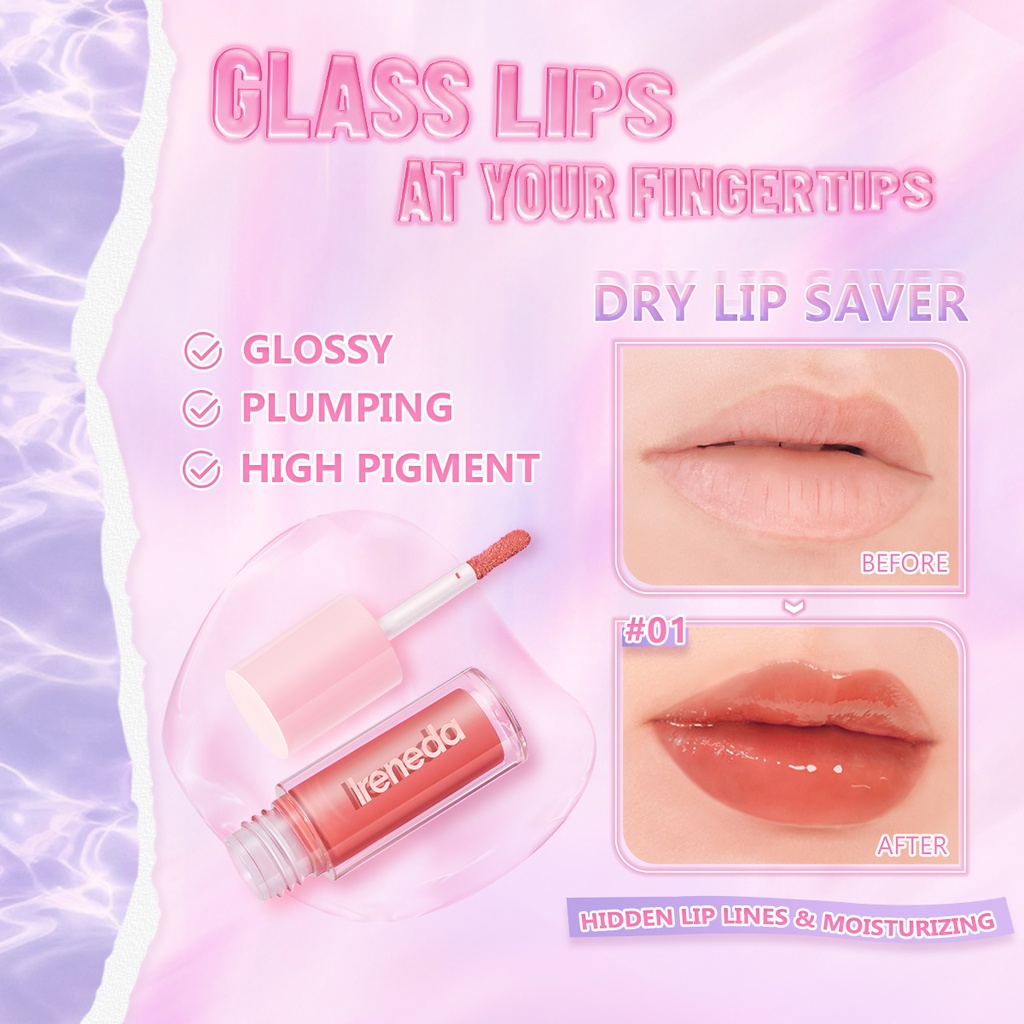 IR06 - Ireneda Super Plump Hi-Shine Lip Gloss