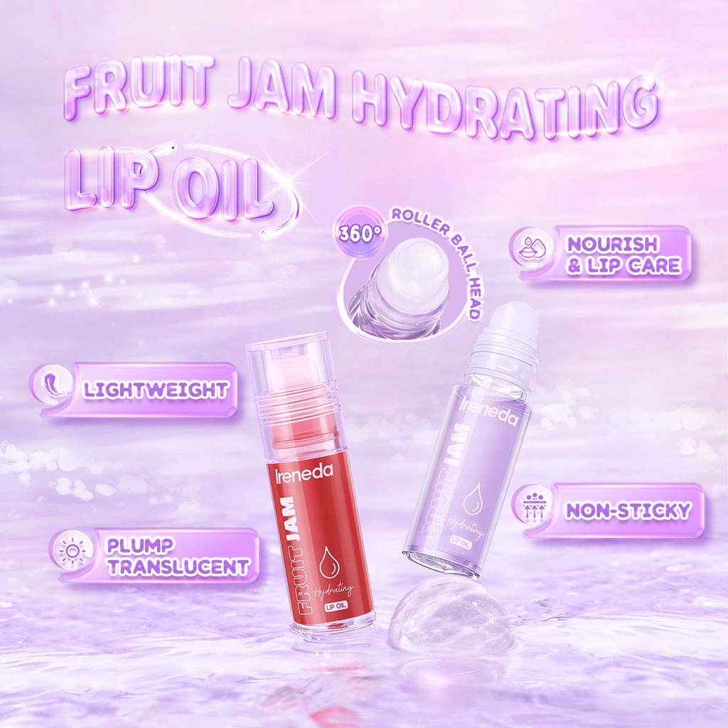 IRL03 - Ireneda Fruit Jam Hydrating Lip Oil