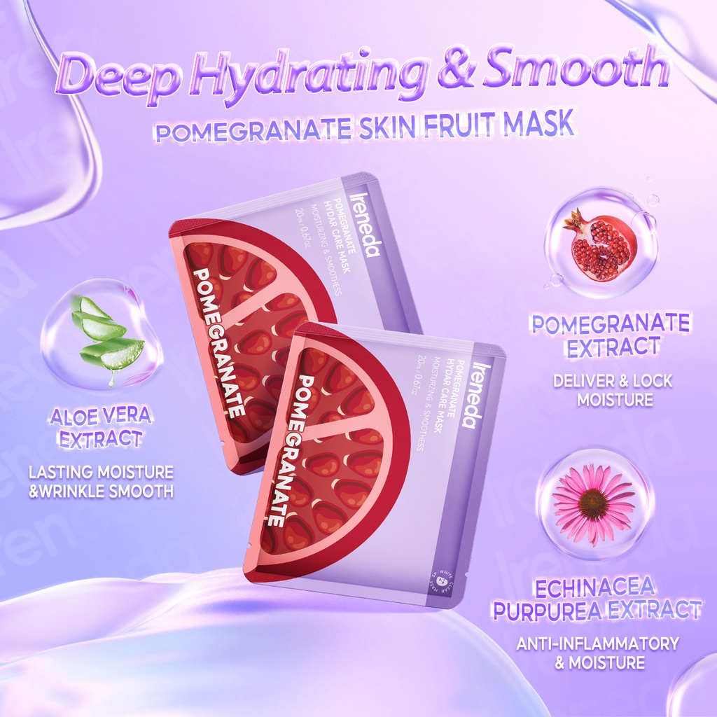 IRM01 - Ireneda Pomegranate Hydrating Care Mask