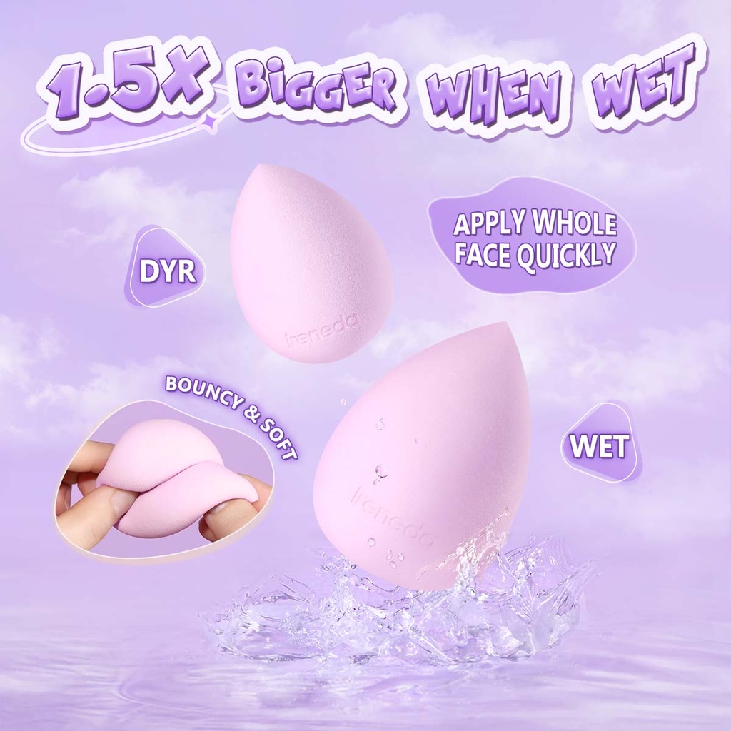 IRT02 - Ireneda Flawless Face Makeup Sponge (PP01 Lavender)