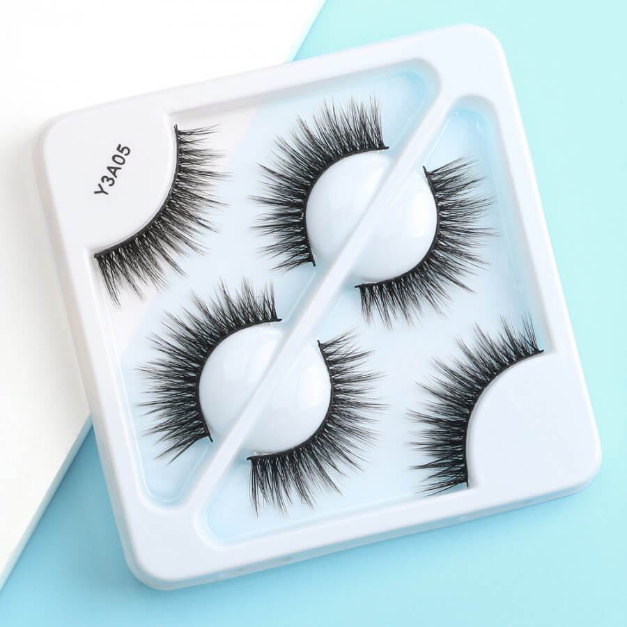 MAANGE 3 Pair 3D Eyelashes – Y3A05