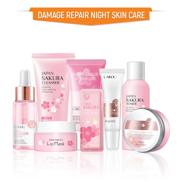 Laikou Damage Repair Night Skin Care Combo