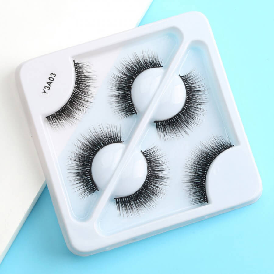 MAANGE 3 Pair 3D Eyelashes (Y3A03)