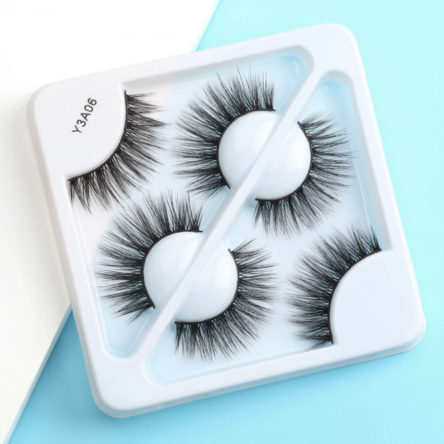 MAANGE 3 Pair 3D Eyelashes – Y3A06