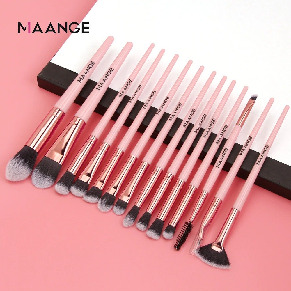 Maange Makeup Brush Set (Pink)