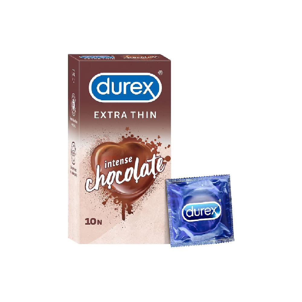 Durex Extra Thin Chocolate Flavoured Condoms (10 Pcs)