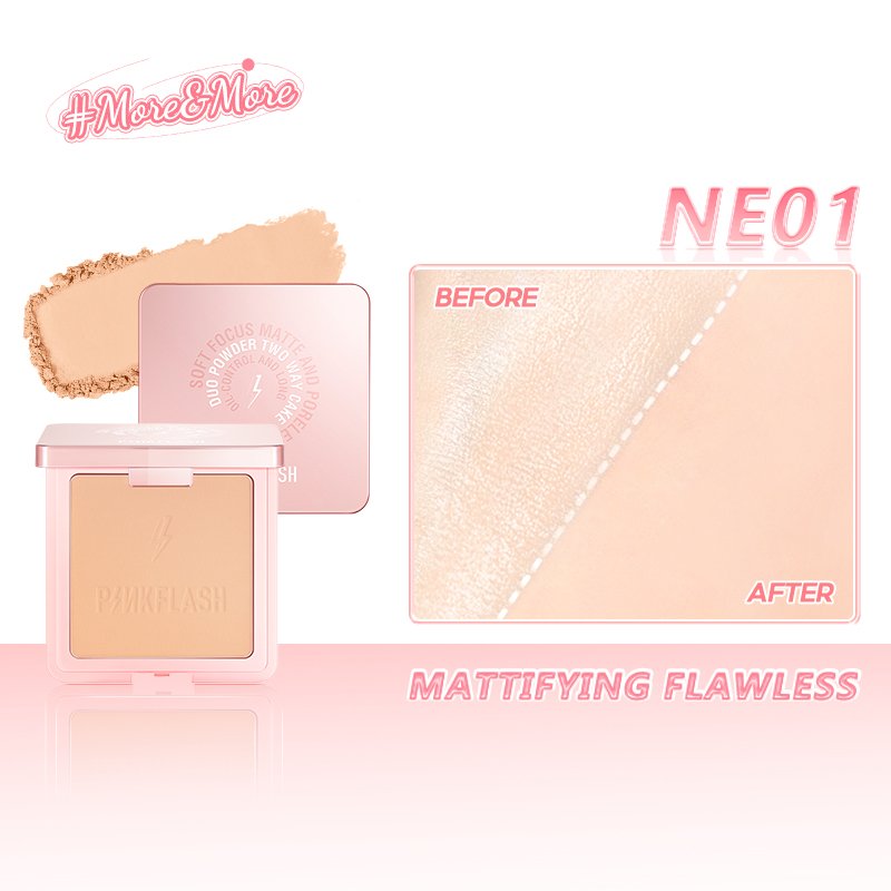 PFF17 - PINKFLASH Matte & Poreless Pressed Powder (9g)