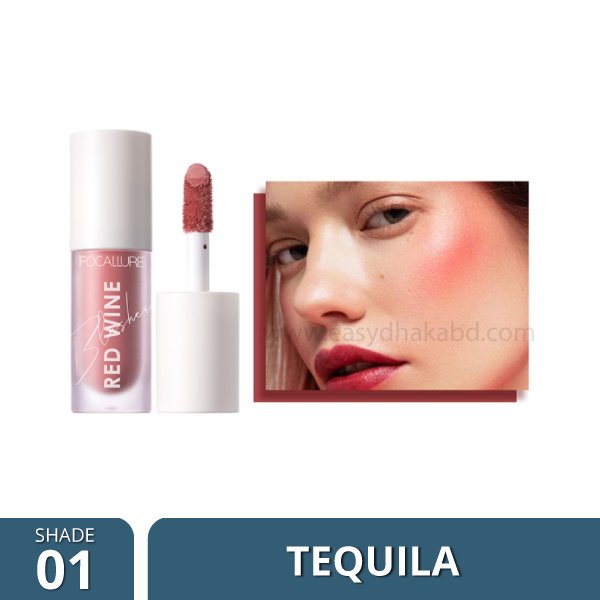 FA89 - Focallure Hangover RED WINE Blusher - 5g