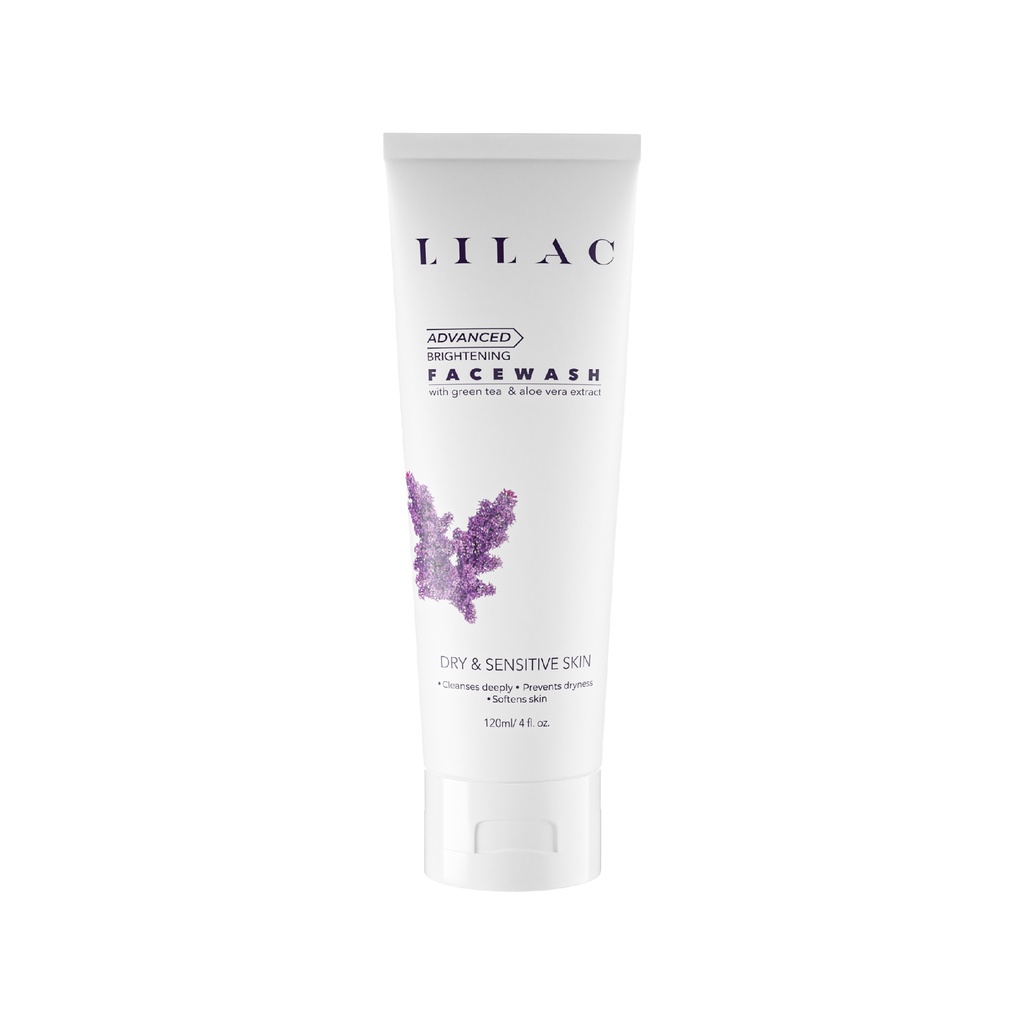 Lilac Advanced Brightening Face Wash Dry And Sensitive Skin