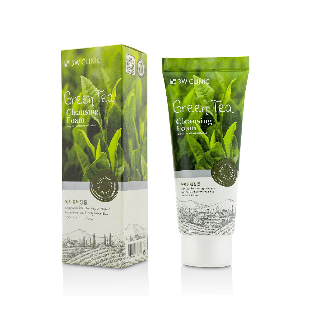 3W Clinic Green Tea Foam Cleansing