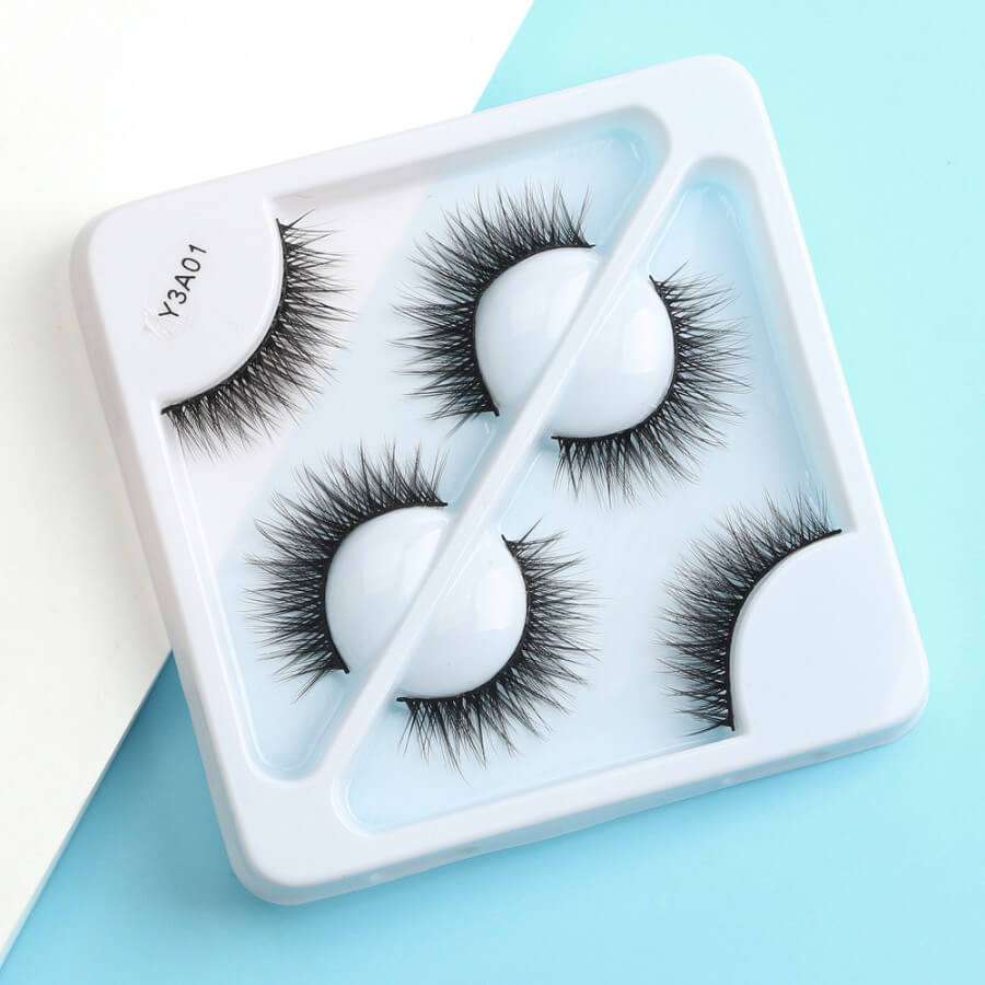 MAANGE 3 Pair 3D Eyelashes – Y3A01