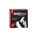 Manforce Xotic Condom 1500 Dots Strawberry Flavour (3 Pcs)